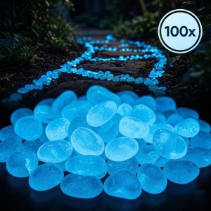 Čarobni svjetleći ukrasni kamenčići (100 komada)