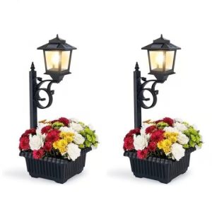 Lampa na solarni pogon za vrtne posude za biljke