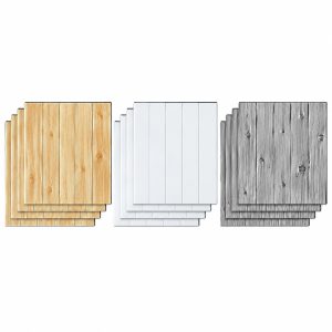 Samoljepljivi 3D paneli s drvenim uzorkom (5 komada)