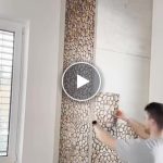 3D tapete s kamenim efektom (10 listova) – video