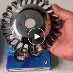 Čelični disk za rezanje žice s četkom (⌀20 cm) – video