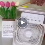 Prijenosni klima-uređaj s raspršivačem za hlađenje i noćnom svjetiljkom – video