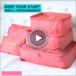 Putne torbe s organizatorom 6 u 1 – video
