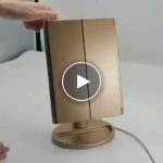 Šminkersko ogledalo s LED rasvjetom – video