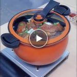 Veliki keramički emajlirani lonac s mikrotlačnim kuhanjem (6 litara) – video